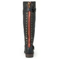 studded buckle boots