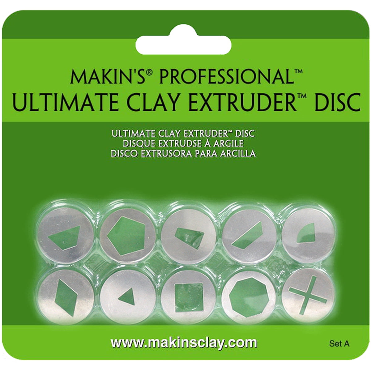 10 Per Package Stainless Steel Makins USA 35100 Professional Ultimate Clay Extruder Discs 