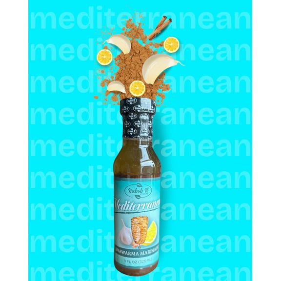 Kabob It At Home Mediterranean Shawarma Marinade, 11 fl oz, Sugar Free