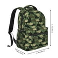 thumbnail image 2 of Gaeub Camouflage Shark Ergonomic Lightweight Laptop Backpack - Multiple Pockets for School, Work, Travel, Outdoor Activities -One Size, 2 of 5