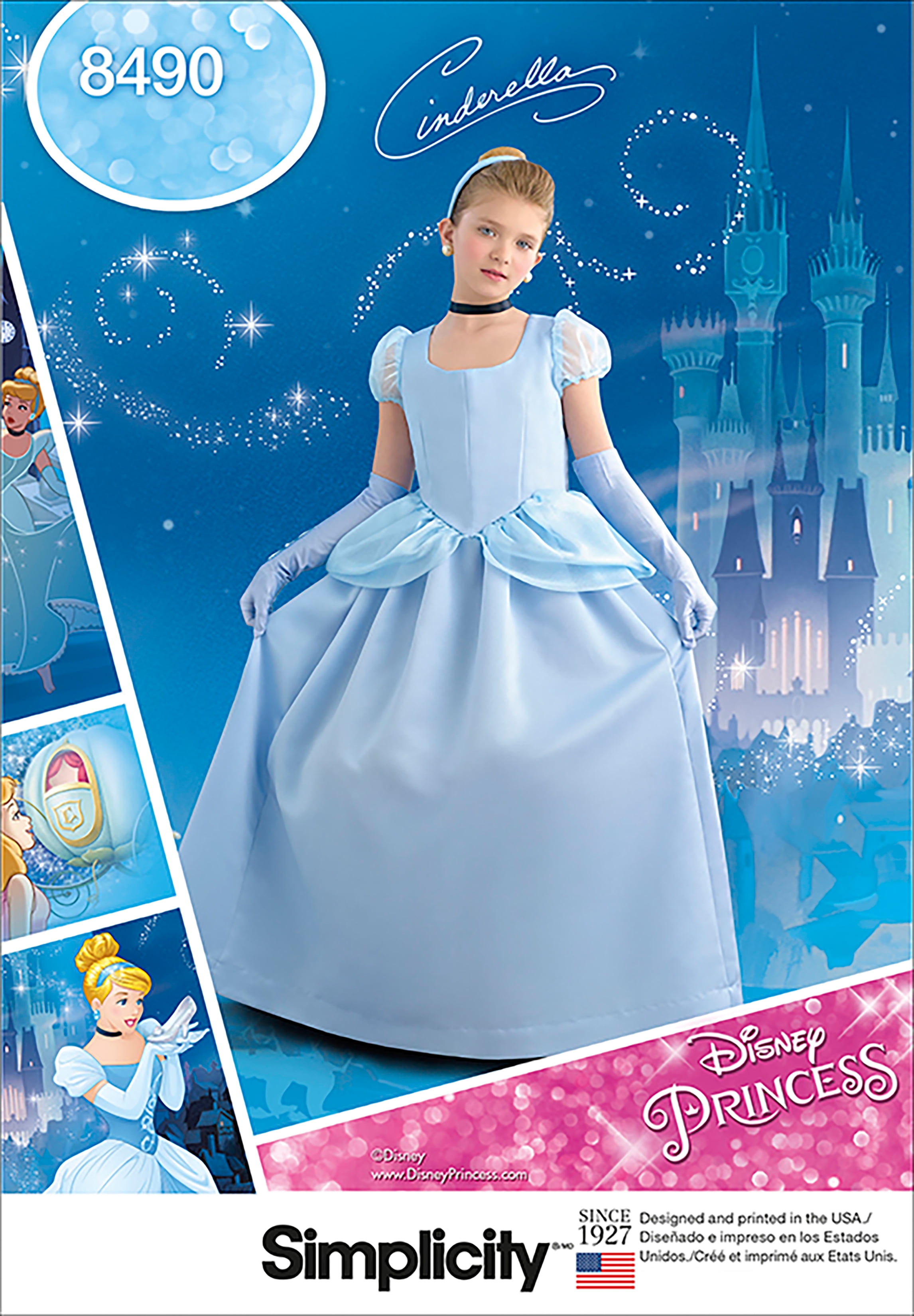 Simplicity Childs Size 3 6 Disney Cinderella Costume Pattern 1 Each