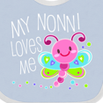 thumbnail image 4 of Inktastic My Nonni Loves Me- Cute Dragonfly Boys or Girls Baby Bib, 4 of 4