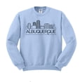 thumbnail image 1 of Skyline Albuquerque Sweatshirt Unisex 3X-Large Light Blue, 1 of 5