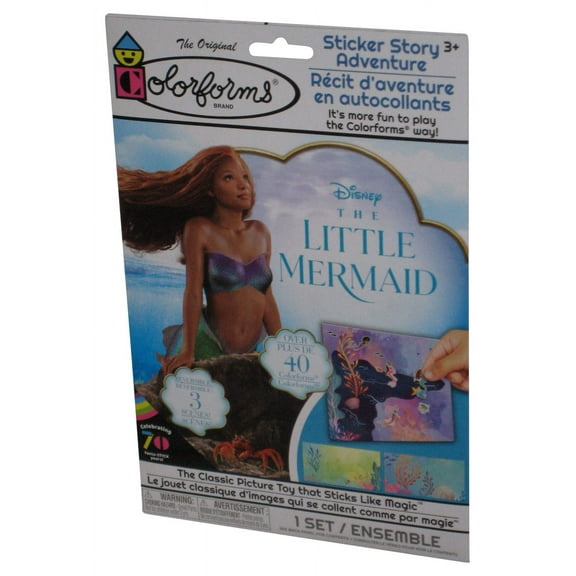 Disney The Little Mermaid (2023) Colorforms Sticker Set