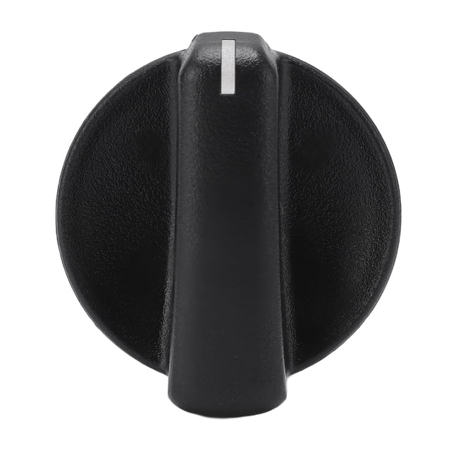 Temperature Control Knob, ABS Plastic Heater A/C Control Knob Black Long Durability Wearproof Original Standard MR500925 For Automotive