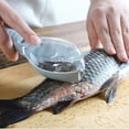 thumbnail image 4 of Plastic Fish Cleaning Tool Scales Scraping Device Home Cooking Manual Scraper, 4 of 7