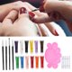 thumbnail image 4 of Nail Art Brush Pen Nail Art Palette Nail Gel Polish Pen Holder Manicura Nail Art Set4pcs, 4 of 5