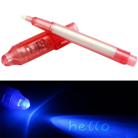 

NIUREDLTD Invisible Ink Charm Lamp Pen UV Big Head UV Currency Lamp Pen 2ML