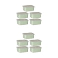thumbnail image 2 of Recipientes de plástico transparentes Naiovety para alimentario tapa hermética Verde 5 uds, 2 of 6