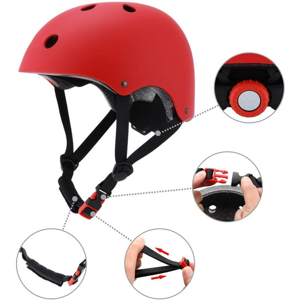 Chaser Scooter Helmet Children's Bike Helmet Sets QISHI Kids