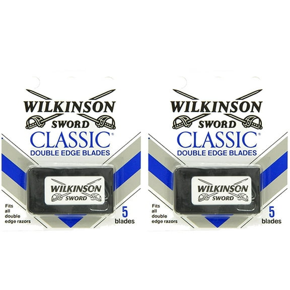 (2 Pack) Wilkinson Sword Classic 5 Double Edge Blades