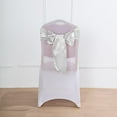 thumbnail image 4 of Efavormart 5 Pack | Silver Satin Chair Sashes | 6"x106", 4 of 9