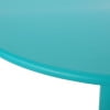 thumbnail image 2 of GDF Studio Keairns Outdoor 3 Piece Bistro Set, Matte Metal Teal, 2 of 13