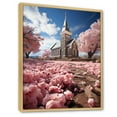 thumbnail image 2 of Designart "Lansdcape Church Calm Abode II" Spiritual Floater Framed Canvas Print, 2 of 7