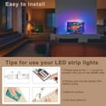 thumbnail image 5 of DAYBETTER 130ft Led Light for Bedroom,Music Sync RGB Color Changing Strip Lights with APP and 24 Key Remote Control, Perfect for Indoor Decor(2 Rolls of 65.6ft), 5 of 7