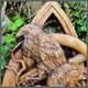thumbnail image 3 of Animales creativos artesanales, cuervo en el suelo, adorno de resina, decoración de jardín y patio, 3 of 5