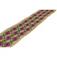 thumbnail image 4 of IBA Indianbeautifulart Golden Dori With Dark Magenta & Green Thread Dupion&nbsp;Trimming&nbsp;for Sewing DIY Craft by 3 Yard Border Lace Tape&nbsp;Trim, 1 Inch Wide, 4 of 7