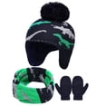 thumbnail image 5 of Sombrero Bufanda Manoplas Kit Qarigey Tejido niños Guantes Animal Lindo invierno Piezas Ropa Decoración Regalos de Cumpleaños para Niñas niños, 5 of 5
