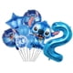 thumbnail image 1 of Suministros de decoración de fiesta de cumpleaños con temática de Disney, vajilla de Lilo Stitch para niños, taza, plato, globo angular para recuerdos de Baby Shower, 1 of 2