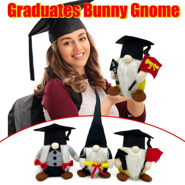 Fiudx Conejito Enano de Graduación, Diseño Suave y Abrazable, Porta Diploma, Detalle Decorativo, Adorable Idea de Regalo, Tamaño 15 Cm