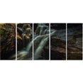 thumbnail image 2 of Designart - Slow Motion Waterfall in Summer - Landscape Canvas Art Print, 2 of 3