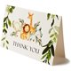 thumbnail image 4 of 50 Pack Jungle Safari Greenery Thank You Cards, Cute Thank You Notes with Envelopes & Stickers, Baby Shower, Birthday any Occasion Large Size 4x6 Gratitude For Party, Children Stationery, 4 of 9