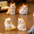 thumbnail image 6 of 12 Pcs Landscape Cat Cat Statue Mini Cat Figurine Tiny Cat Figurines, 6 of 6