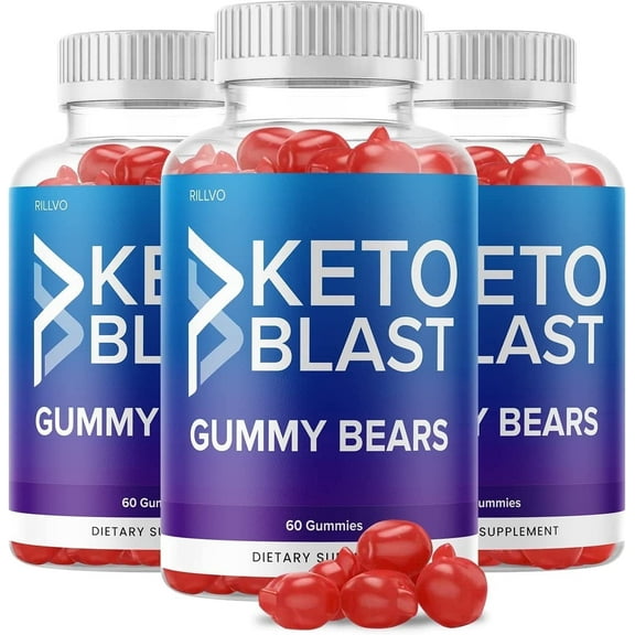 3 Pack Keto Blast Gummies Advanced Ketogenic Formula 180 Gummies