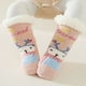 thumbnail image 1 of Calcetines Herrnalise de dibujos animados de colores sólidos para niños y niñas pequeños que mantienen el calor, suaves y antideslizantes, para interiores., 1 of 8