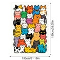 thumbnail image 3 of TIELUTT Soft for Adults Breathable Heavy Throw for Stress and Sleep Recovery Blanket Pretty Blankets for Women Warm Blankets for Winter Size Blanket Fuzzy Soft Rip Blanket, 3 of 7