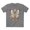 Athletic Heather, variant on Butterfly shirt, Shirt with Butterfly, Tee Shirt with Antique Butterfly