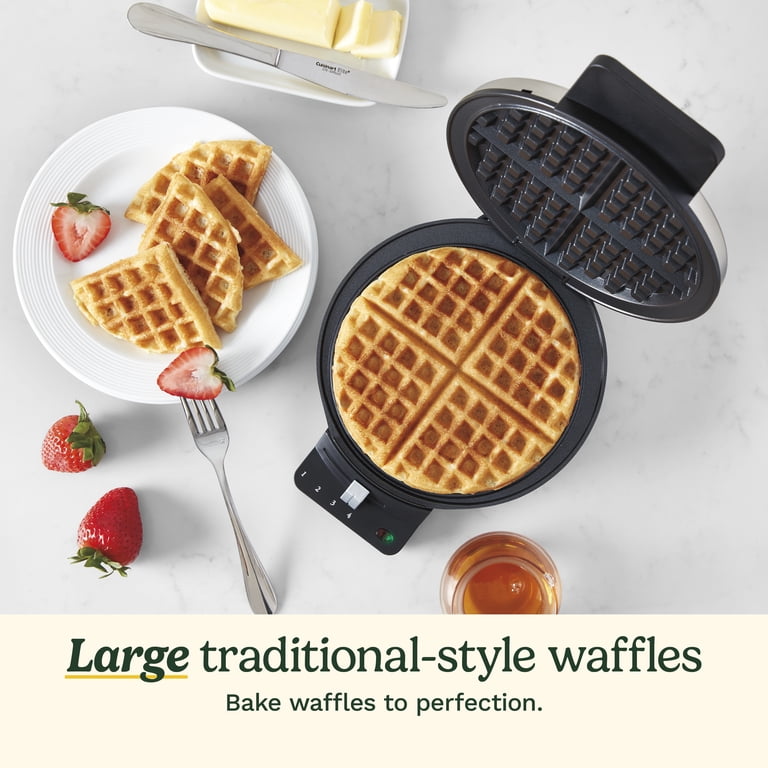 Cuisinart Round Classic Electric Waffle Maker, Stainless Steel