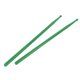 thumbnail image 5 of 2 baquetas de nailon para ejercicio, varillas de tambor portátiles de repuesto para instrumentos de percusión, color verde, 5 of 12
