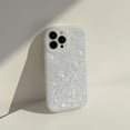 thumbnail image 5 of Sparkling Pearl Dream Shell Pattern Soft  for iPhone Case (White,iPhone 14), 5 of 7