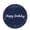 Navy Blue White, variant on Welcome Sign for Front Door,Black Grey White Round Metal Welcome Front Porch Decoration,Farmhouse Ombre Color Modern Simple Wall Hanging Sign for Living Room Kitchen Hallway Housewarming Gift 6''
