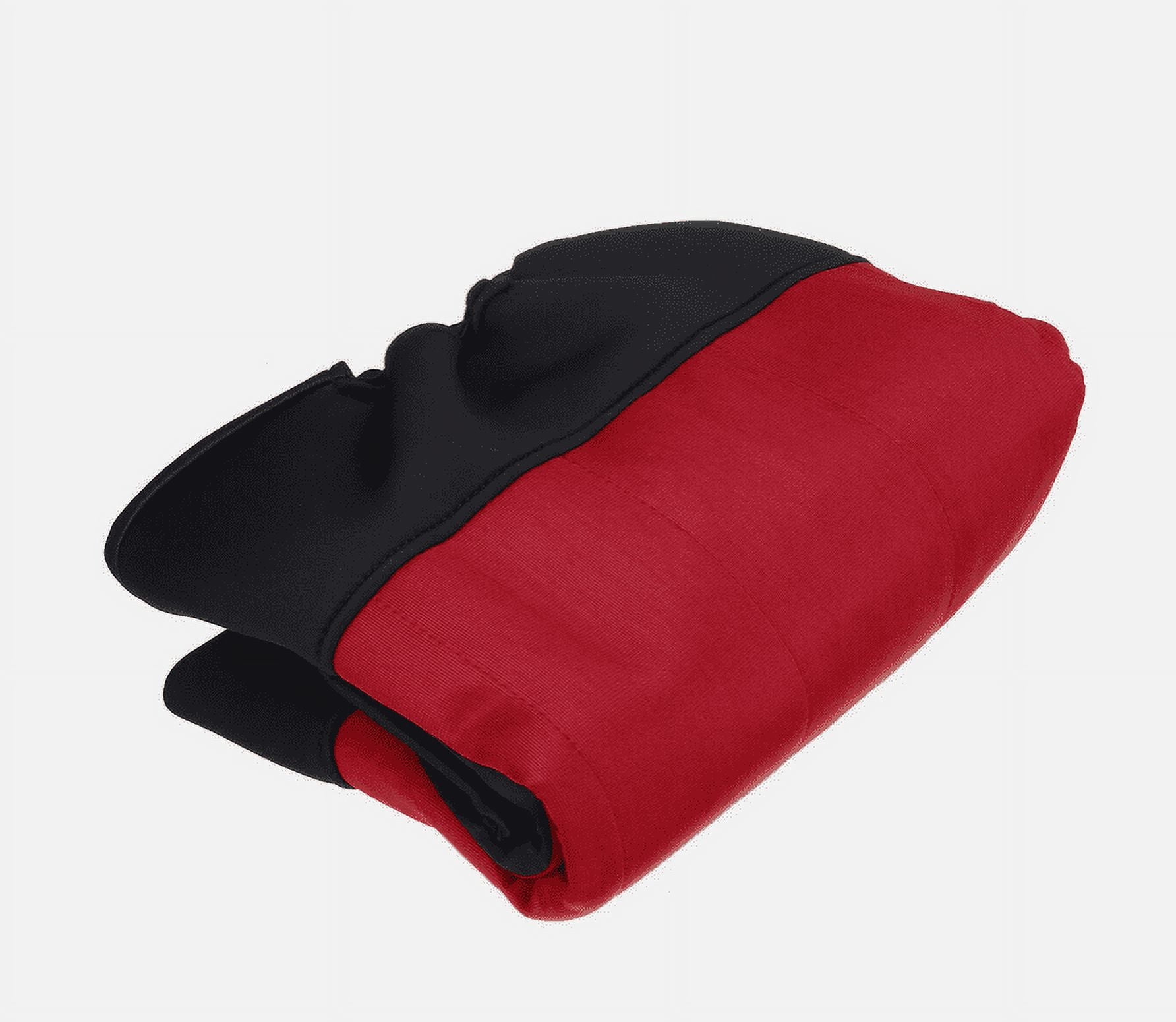 Seat Covers Cotton Center Without Console Fit for 1998 1999 2000 2001 2002 2003 Ford Ranger 60/40 Highback Truck (Black & Red)