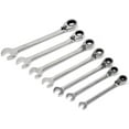 thumbnail image 6 of WEN 13-Piece Professional-Grade Reversible Ratcheting SAE Combination Wrench Set with Storage Rack, 6 of 7
