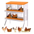 thumbnail image 4 of AKDSteel Galvanized Steel Nesting Box For Chicken Coop – Removable Drop Tray And Built-In Ventilation Providing An Easy-Clean Laying Area For Hens And Ducks, 4 of 7