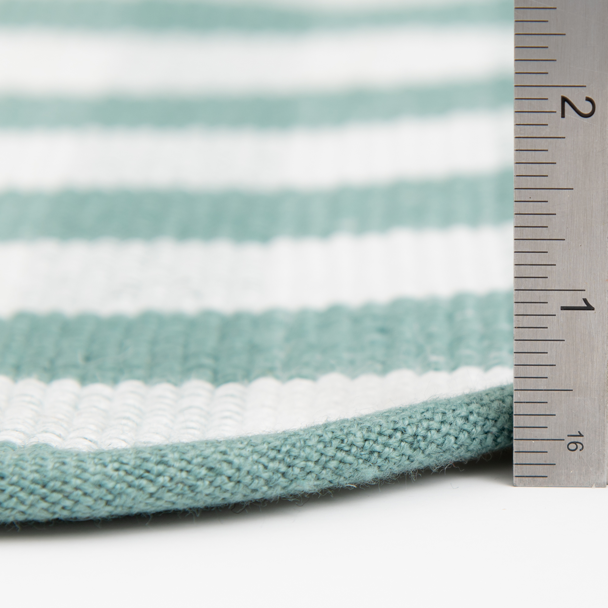 Way To Celebrate 24X36 Scallop Green Polyester Outdoor Layering Rug