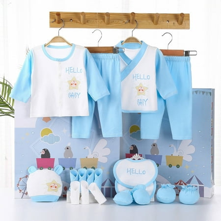 

DENGDENG Newborn Infant Baby Clothes Short Sleeve T Shirts 2 Pieces Summer Outfits