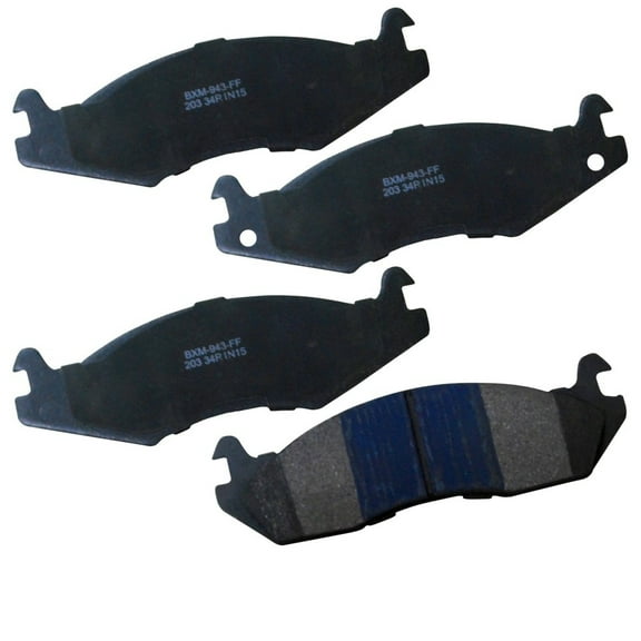 STOP SBM203 Stop Semi-Metallic Brake Pad Fits select: 1989 JEEP WRANGLER / YJ, 1987-1988 JEEP WRANGLER