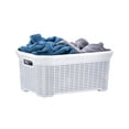 thumbnail image 3 of Superio Laundry Basket, Knit Style, 1.15 Bushel (White), 3 of 3