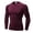 Wine@GC@, variant on CONZONE Mens Workout T-Shirts Long Sleeve Gym Fitness T Shirts For Men Crew Neck Solid Color Tight Stretchy Athletic Tee Tops