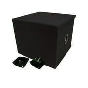 Car Audio Single 15 Vented Square Paintable Sub Box fits Kicker L7 Subwooofer