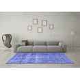 thumbnail image 3 of Ahgly Company Indoor Rectangle Medallion Blue Traditional Area Rugs, 8' x 10', 3 of 4