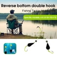 thumbnail image 4 of Anti-bottom Double Hook Fishing Gear - Anti-drifting Bottom Line Double Hook, European-style Fishing Tackle Accessory, 4 of 8