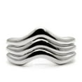 thumbnail image 3 of High polished (no plating) Stainless Steel Ring with No Stone for Women Style TK032, 3 of 5