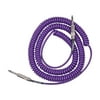 Lava Retro Coil 20-Foot Silent Instrument Cable Straight-Straight Assorted Colors Purple