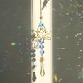 thumbnail image 4 of Gorgeous Golden Lotus Pendant Crystal Suncatcher - Perfect for Window, Wall, Wedding, and Bedroom Decorations!, 4 of 4
