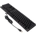 thumbnail image 1 of HUGFEGWE CFTIGIW 104 Key Mechanical Keyboard Blue Switch RGB USB Wearproof Scratch Gaming Keyboard White Gray Mechanical Gaming KeyboardMechanical KeyboardBlue Switch Mechanical Gaming CA919-124684, 1 of 8